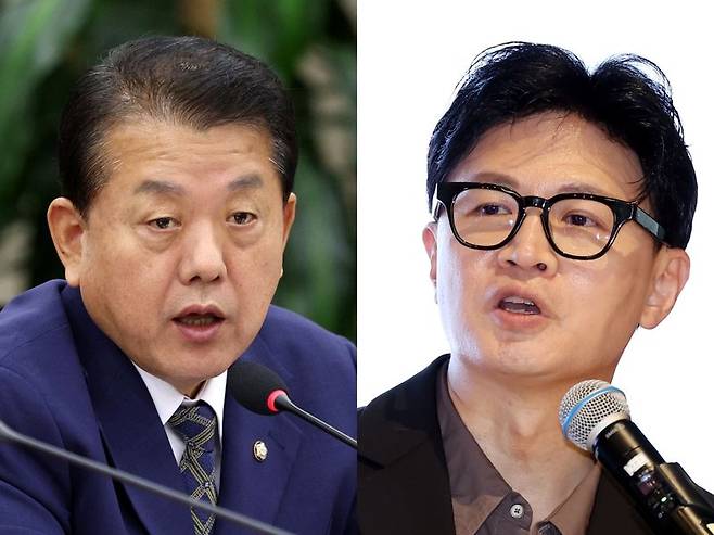 더불어민주당 김병주 의원(왼쪽)과 무소속 한동훈 의원. /사진=뉴시스