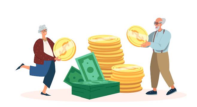 은퇴자산을 국내와 해외에 나눠 투자하면 국내 자산에만 투자할 때보다 노후에 꺼내 쓸 수 있는 자금 규모를 늘릴 수 있다는 분석이 나왔다. 특히 주식 비중을 50%로 가정한 분석에서 국내외로 나눠 투자하면 30년간 인출 가능한 총금액이 약 42% 증가하는 것으로 나타났다. /게티이미지뱅크