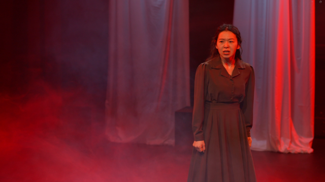 지난 2월 초연된 ‘시간의 저편에서–오셀로 파트2(OTHELLO Part Ⅱ)’ 공연 실황. 창작집단 한 제공