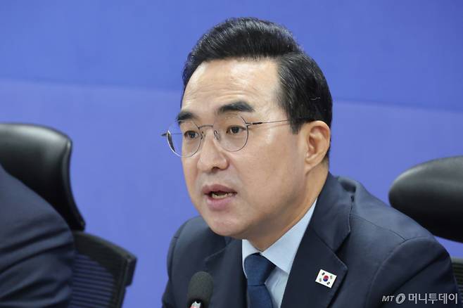 (서울=뉴스1) 신웅수 기자 = 박홍근 기획예산처 장관이 29일 서울 여의도 국회 의원회관에서 열린 미래대응기금 당정협의에서 발언하고 있다. 2026.9.29/뉴스1 Copyright (C) 뉴스1. All rights reserved. 무단 전재 및 재배포, AI학습 이용 금지. /사진=(서울=뉴스1) 신웅수 기자