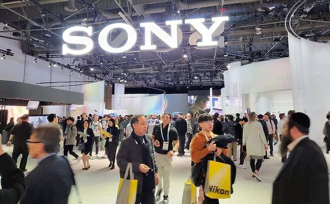 CES 2024 소니 전시장. 연합뉴스
