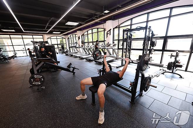 경기도 양평군 육군 제11사단 예하 공간력 혁신 시범사업 부대의 새 체력단련실. 2026.9.23 ⓒ 뉴스1 구윤성 기자