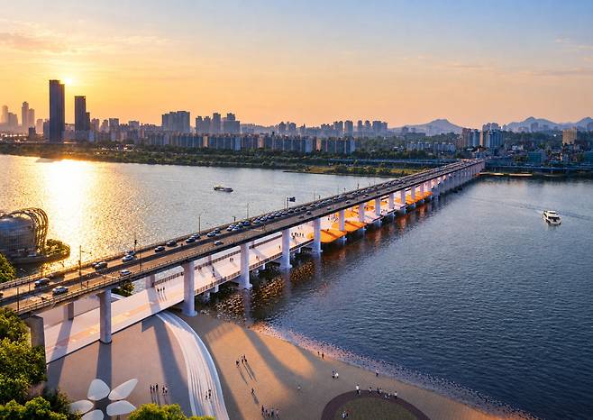 ‘잠수교’ 보행교 전환 이후 조감도. 서울시 제공