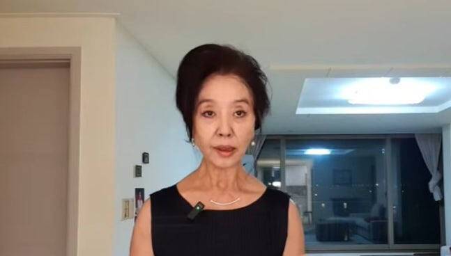 김부선. 유튜브 캡처