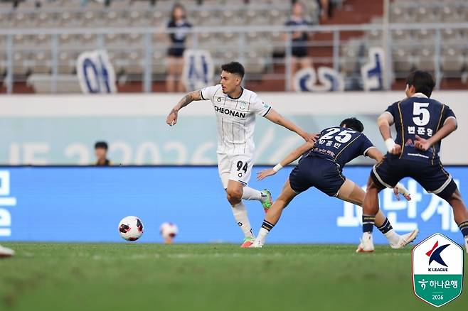천안 윌리안(한국프로축구연맹 제공)
