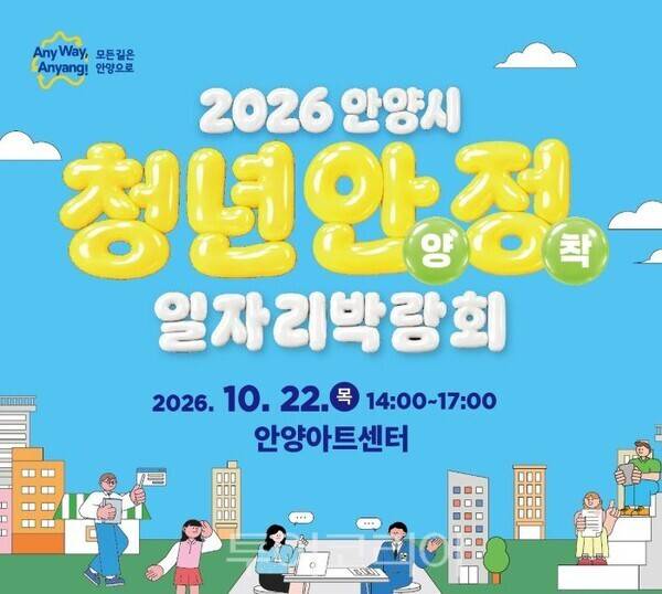 '청년 안양정착 일자리박람회' 포스터/투어코리아뉴스 정명달 기자 사진=안양시