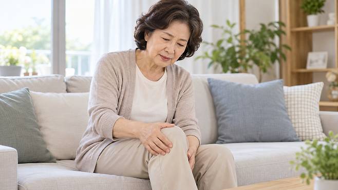 간 질환이 있으면 퇴행성 관절염 발병 위험이 증가한다는 연구 결과가 나왔다|출처: ChatGPT 생성