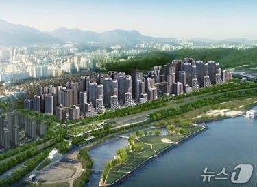 반포주공 1단지 조감도 (서울시 제공)