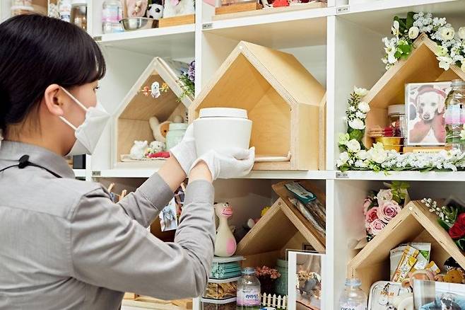 반려동물 장례업체 펫포레스트가 마련한 봉안당. 펫포레스트 제공