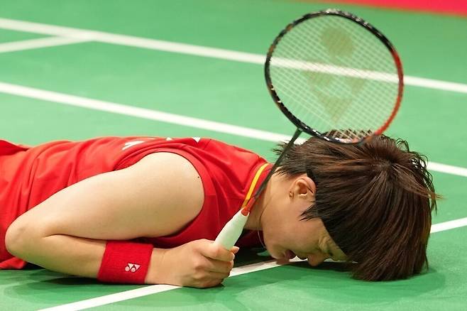 ▲ 중국 배드민턴 강자 왕즈이 ⓒ연합뉴스/REUTERS