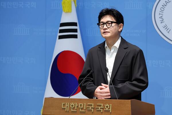 ▲무소속 한동훈 의원이 13일 국회 소통관에서 김승원 법무부 장관 후보자 관련 기자회견을 하고 있다. ⓒ연합뉴스