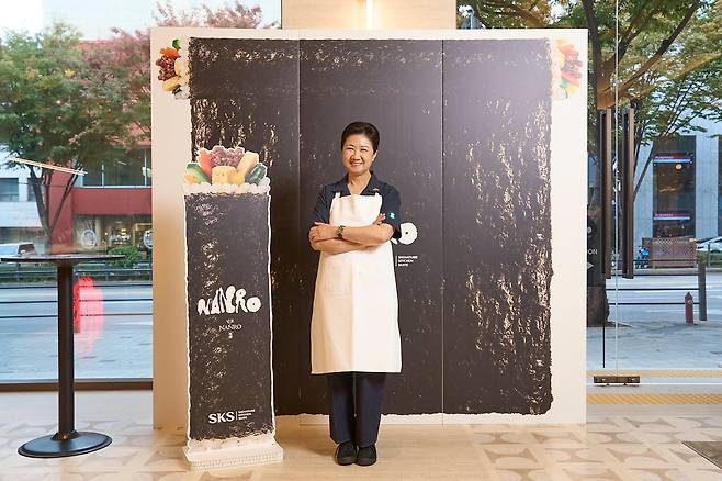 19일 서울 강남구 SKS서울에서 열린 ‘김밥 난로회’의 우정욱 수퍼판 오너 셰프/난로 학원