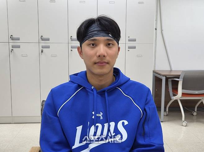 삼성 이재현이 24일 대구삼성라이온즈파크에서 팀 훈련을 마친 후 인터뷰에 응했다. 대구 | 김동영 기자 raining99@sportsseoul.com