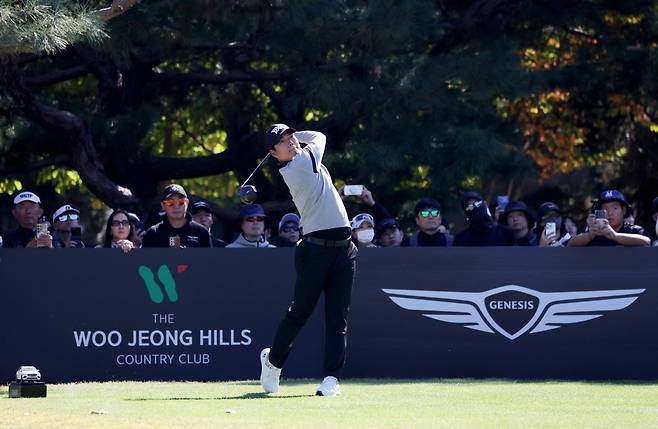 올 KPGA투어 제네시스 포인트 1위 신상훈. KPGA